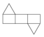 draw a net for a triangular prism